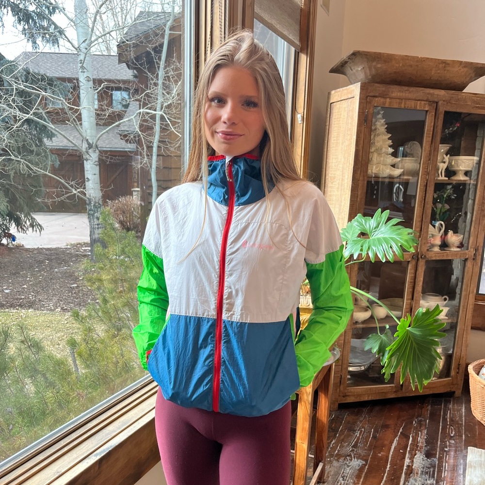 Cotopaxi W’s XS Teca Windbreaker Jacket Hood Zip Front